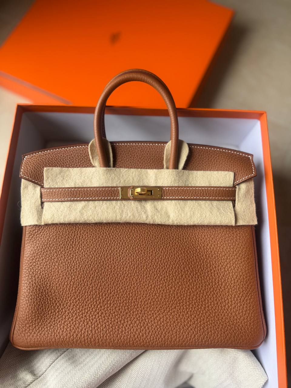 Hermès Birkin Togo Gold 2025